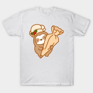 Cute Baker Sloth T-Shirt